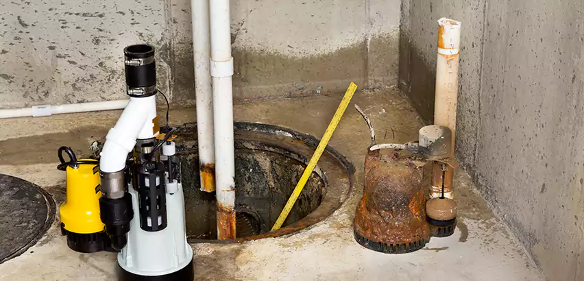 Installing Sump Pump in Finished Basement in South Hill, WA
