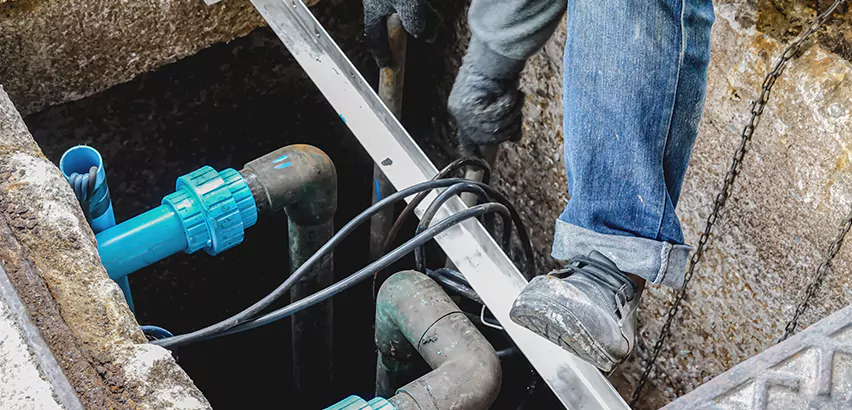 Zoeller Sewage Ejector Pump System in South Hill
